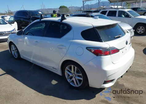 2017 Lexus Ct 200H из США, поврежденный, VIN JTHKD5BHXH2281722